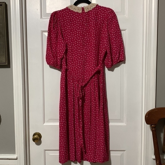 Vintage Karin Stevens by Steven Stoller pink floral dress - Picture 9 of 16